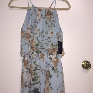 Baby blue midi dress